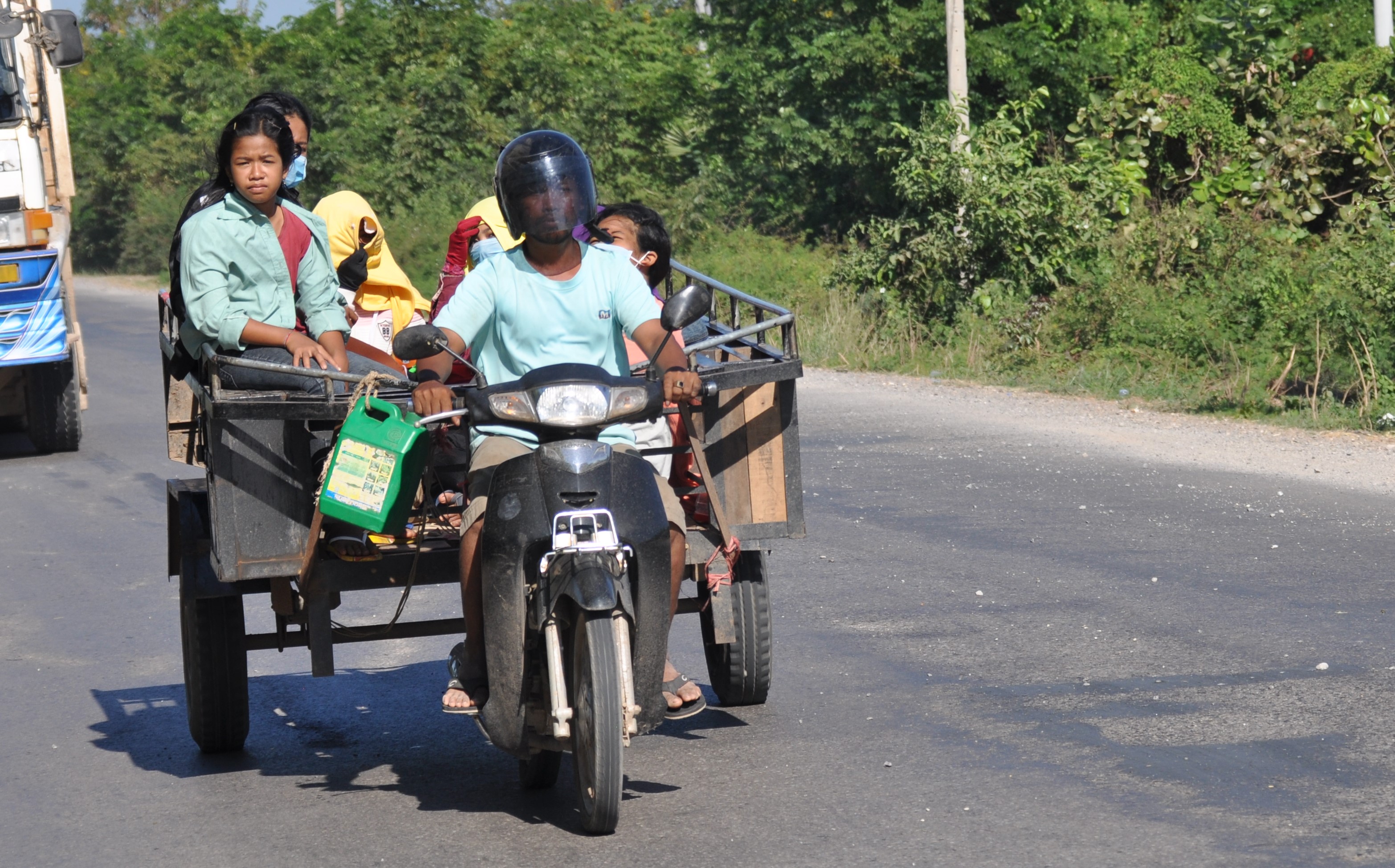 Motorcycle tuk tuk